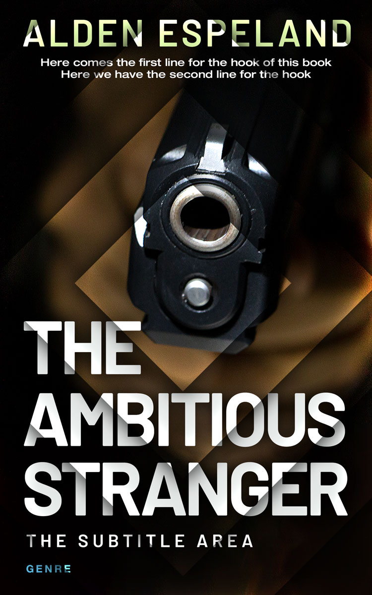 2D view of Premade Mystery & Thriller & Suspense Book Cover - Night Rider