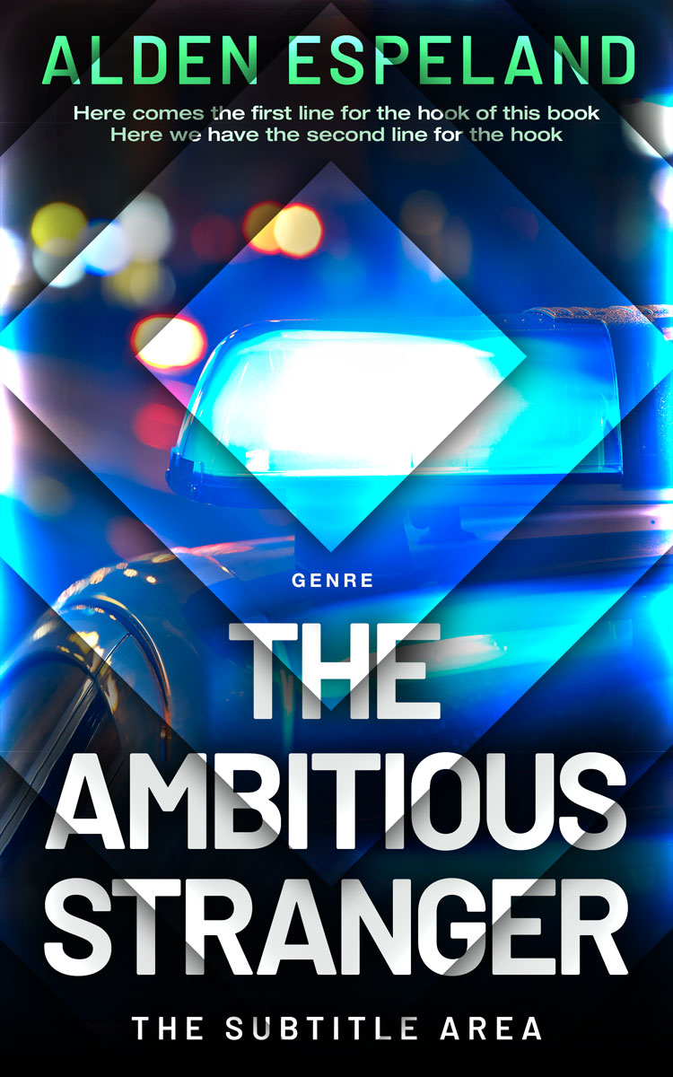 2D view of Premade Mystery & Thriller & Suspense Book Cover - Pumice