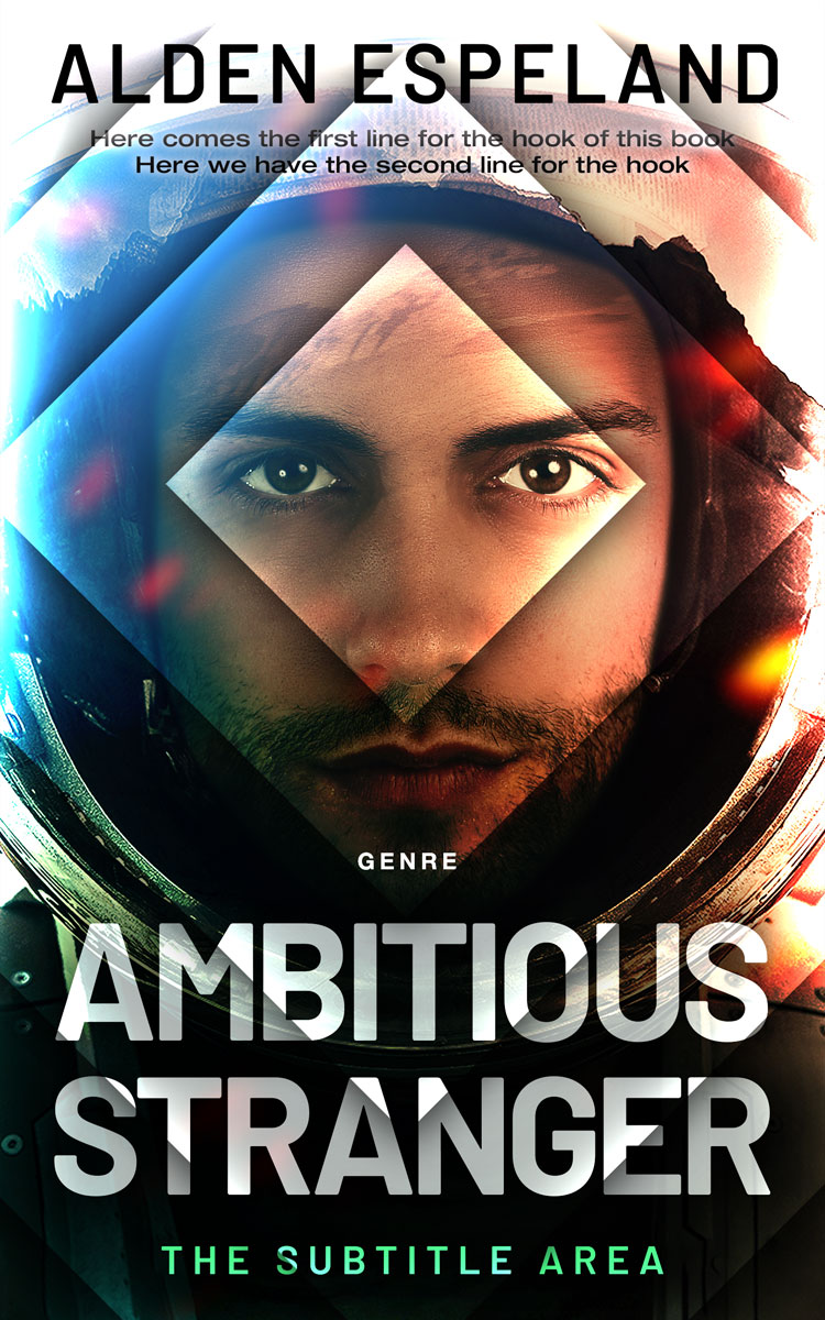 2D view of Premade Science Fiction Book Cover - Eunry