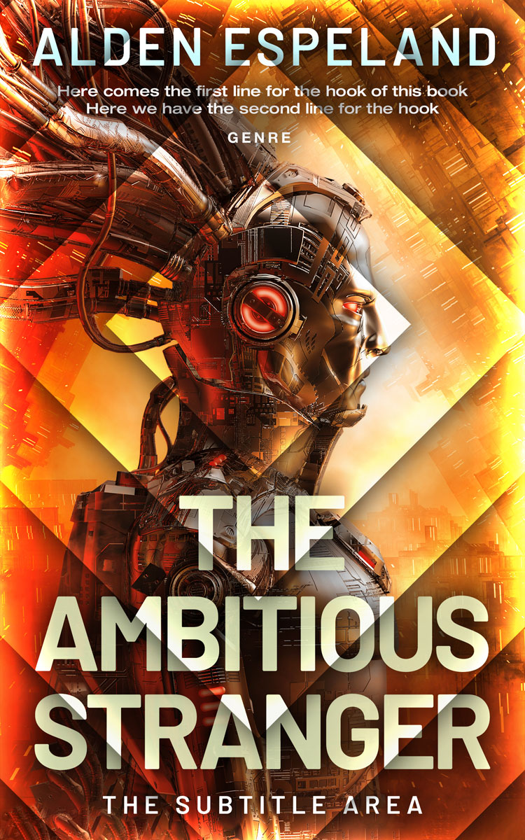 2D view of Premade Science Fiction Book Cover - Red Robin