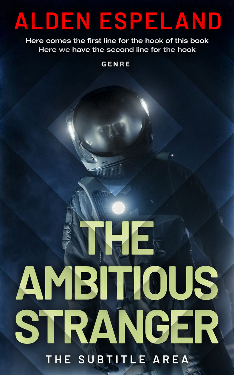 2D view of Premade Mystery & Thriller & Suspense Book Cover - Mirage