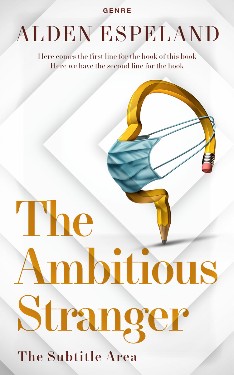 2D view of Premade Health & Mind & Body Book Cover - Desert Storm