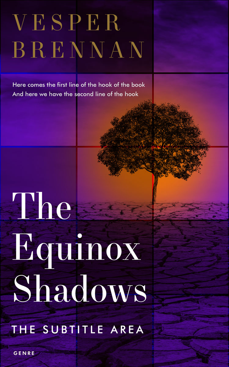 2D view of Premade Nature Book Cover - Valentino