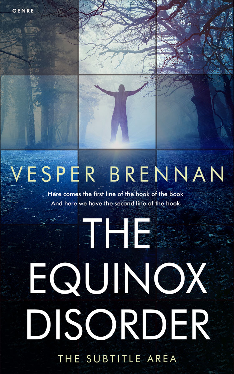 2D view of Premade Mystery & Thriller & Suspense Book Cover - Ebony