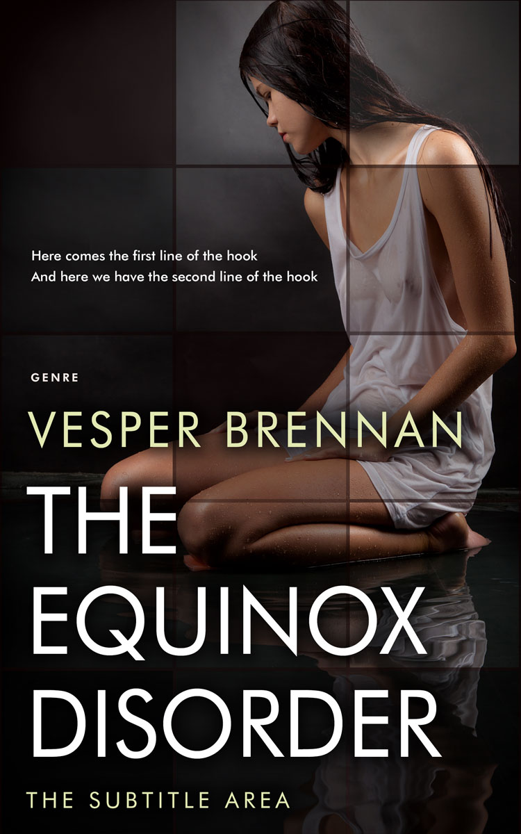 2D view of Premade Erotica Book Cover - Cocoa Brown