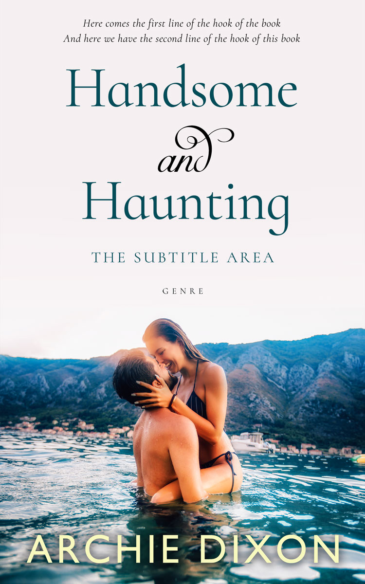 2D view of Premade Erotica Book Cover - Bon Jour