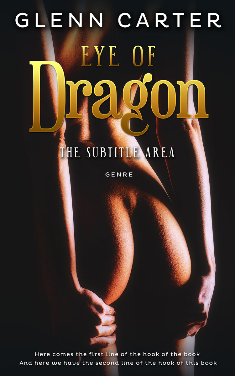 2D view of Premade Erotica Book Cover - Cod Gray