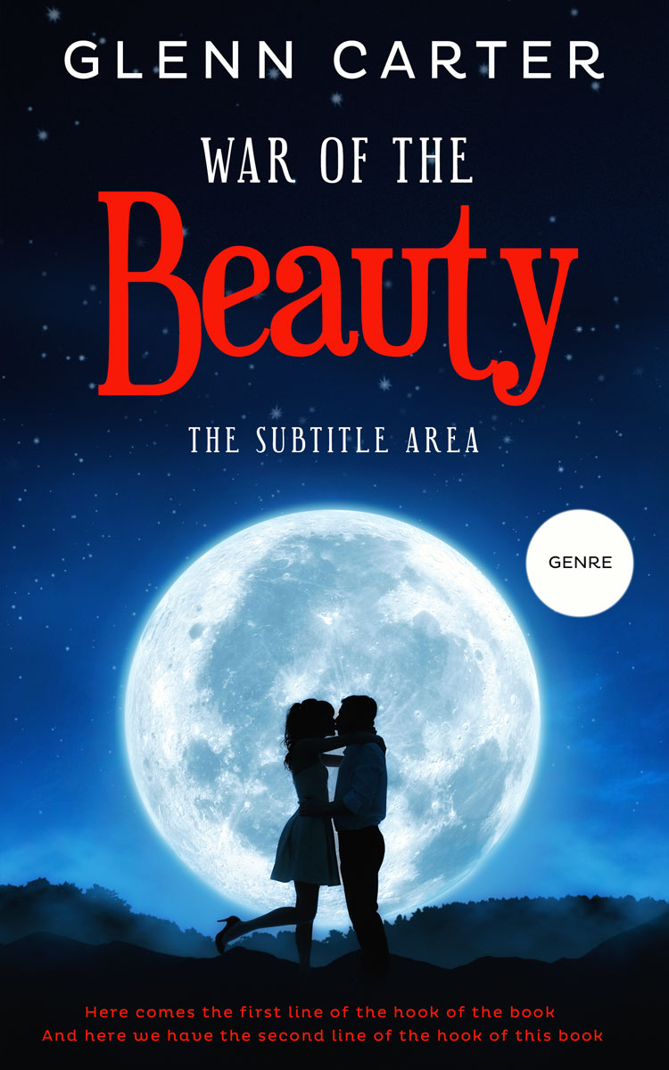 2D view of Premade Romance Book Cover - Black Pearl