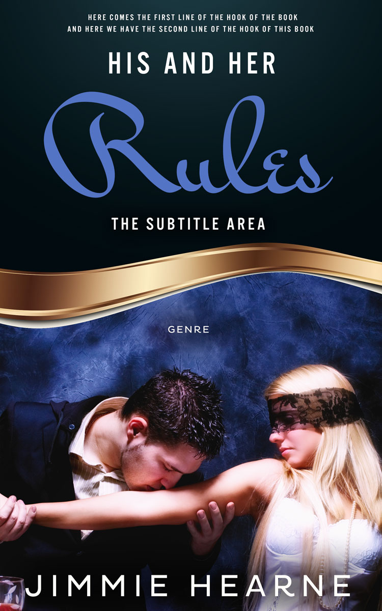 2D view of Premade Erotica Book Cover - Clam Shell