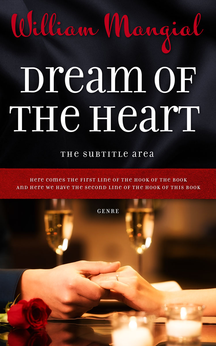 2D view of Premade Romance Book Cover - Japonica