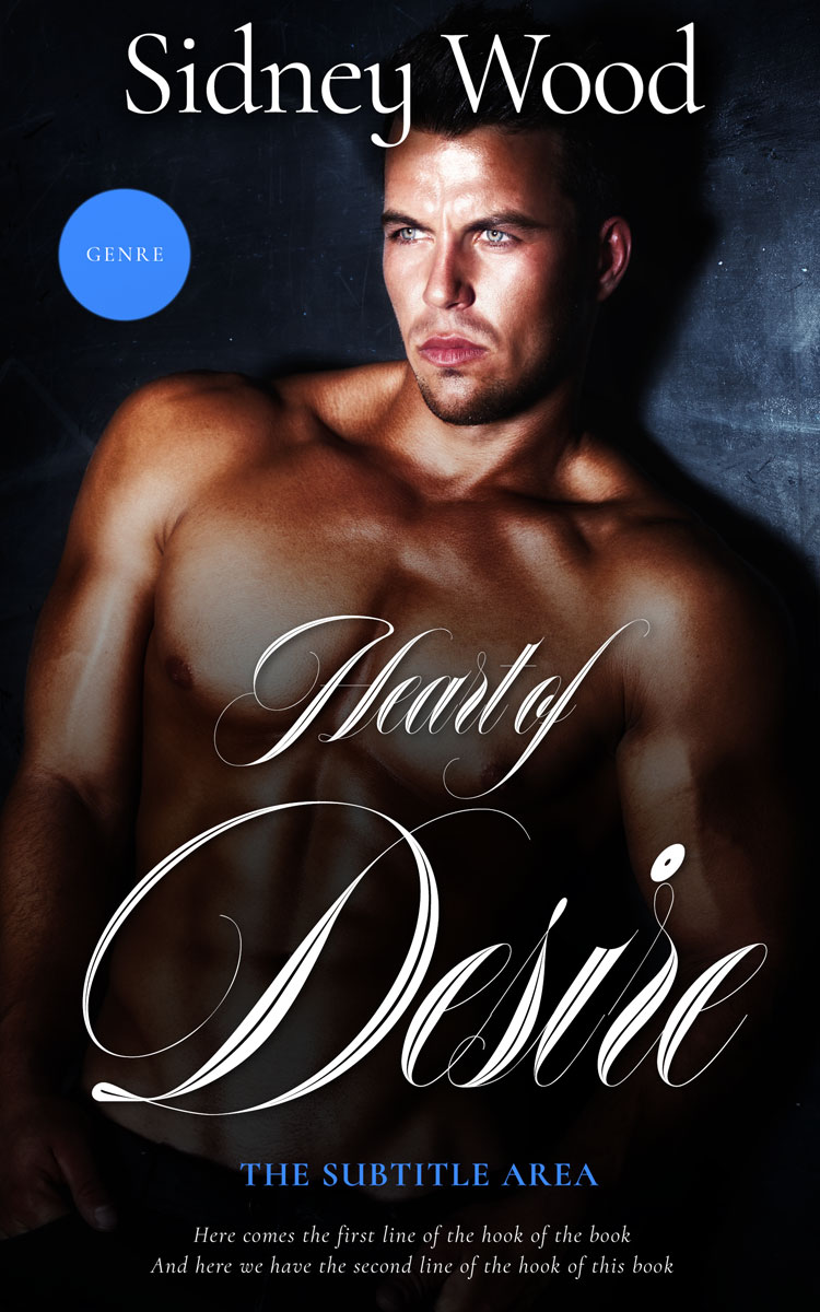 2D view of Premade Erotica Book Cover - Cod Gray