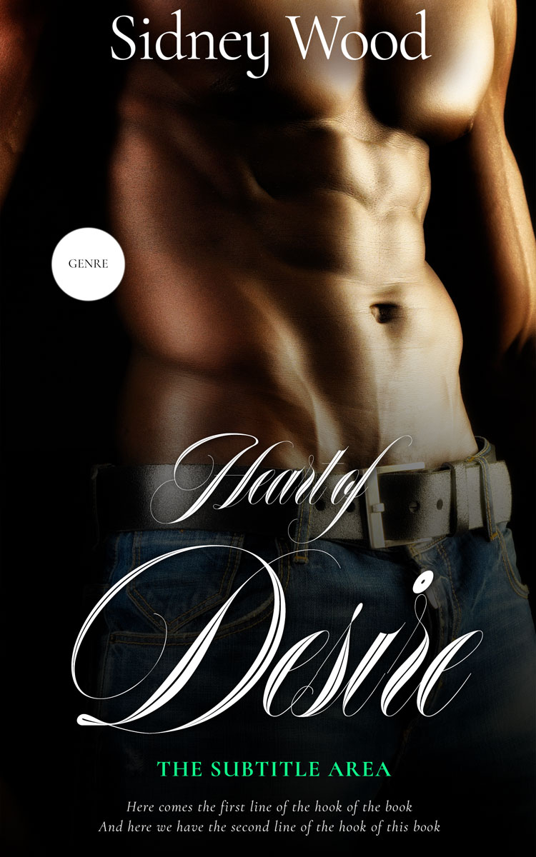 2D view of Premade Erotica Book Cover - Indian Khaki