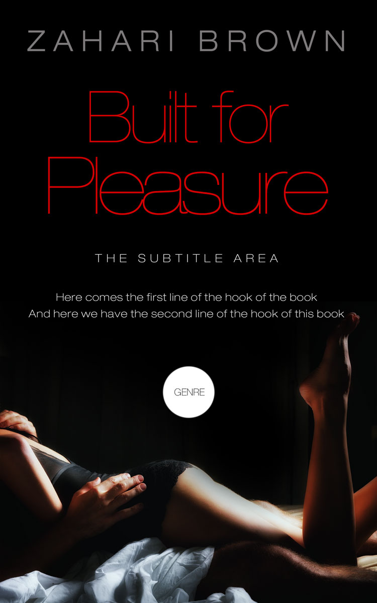 2D view of Premade Erotica Book Cover - Cod Gray