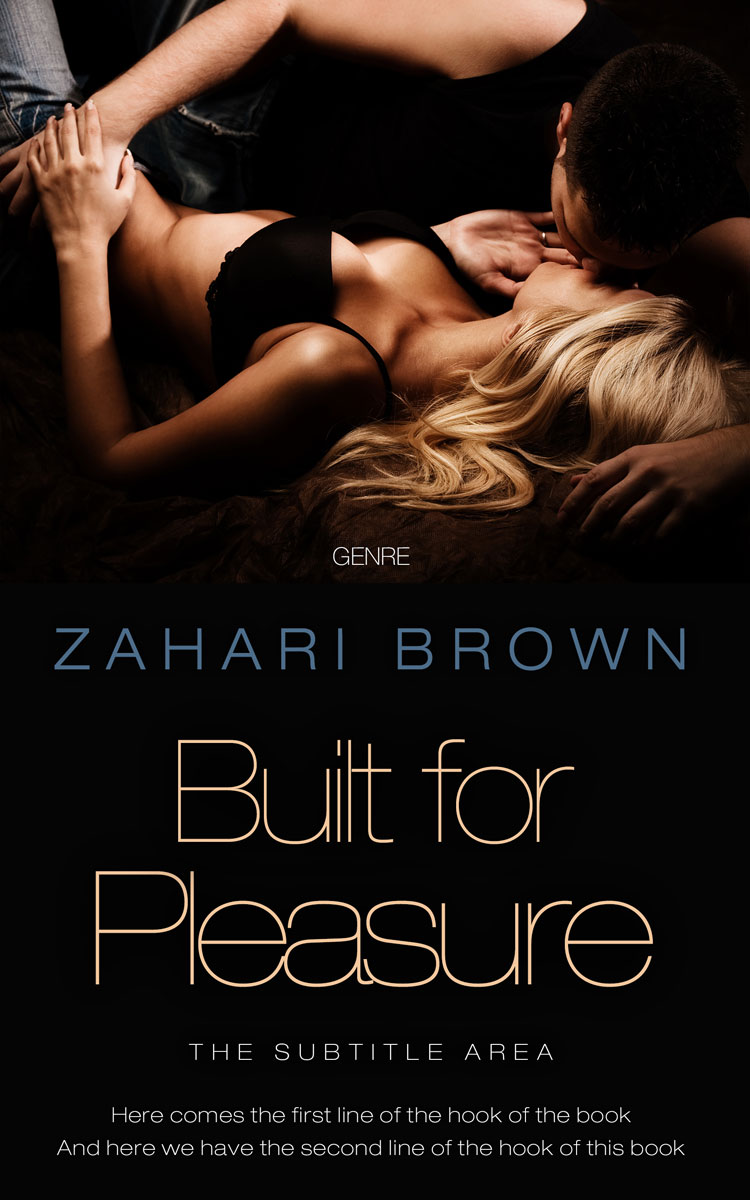 2D view of Premade Erotica Book Cover - Antique Brass