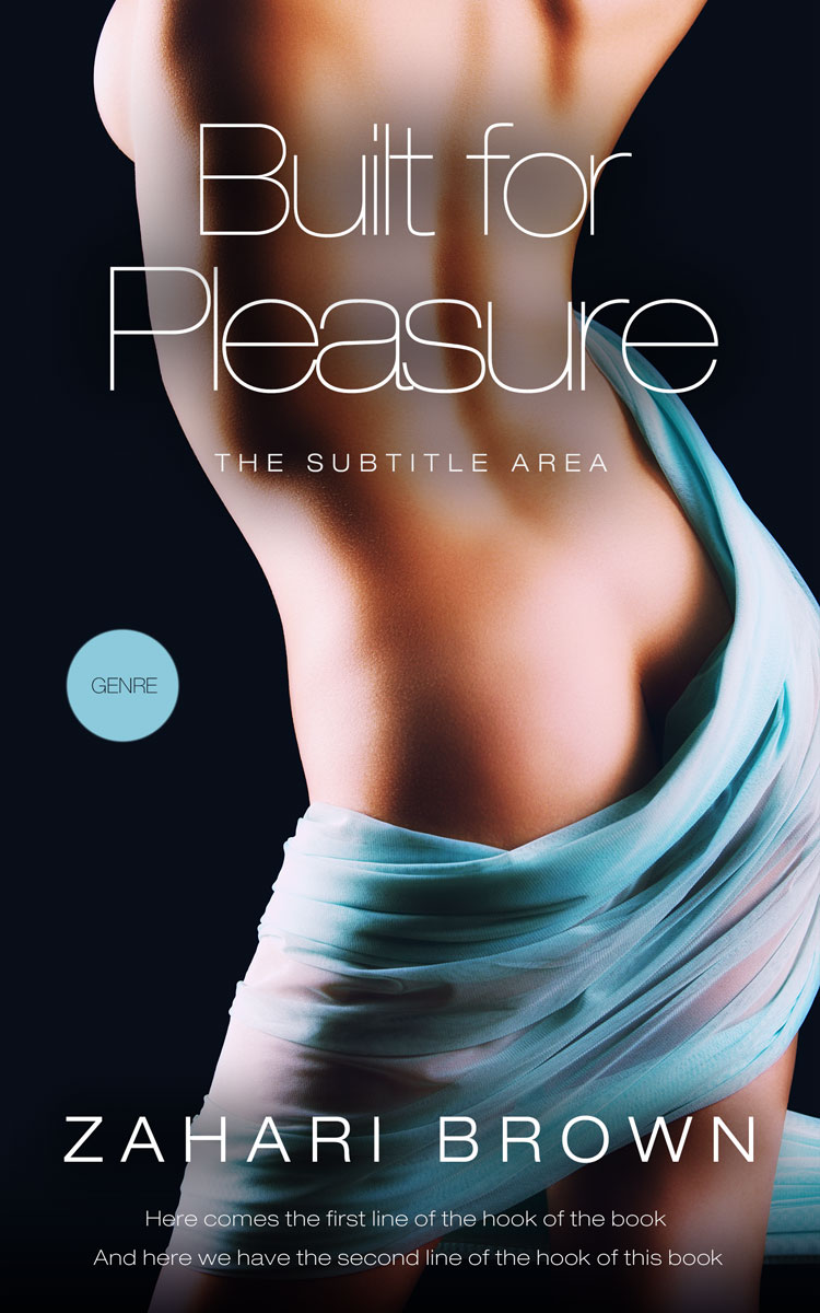 2D view of Premade Erotica Book Cover - Clam Shell