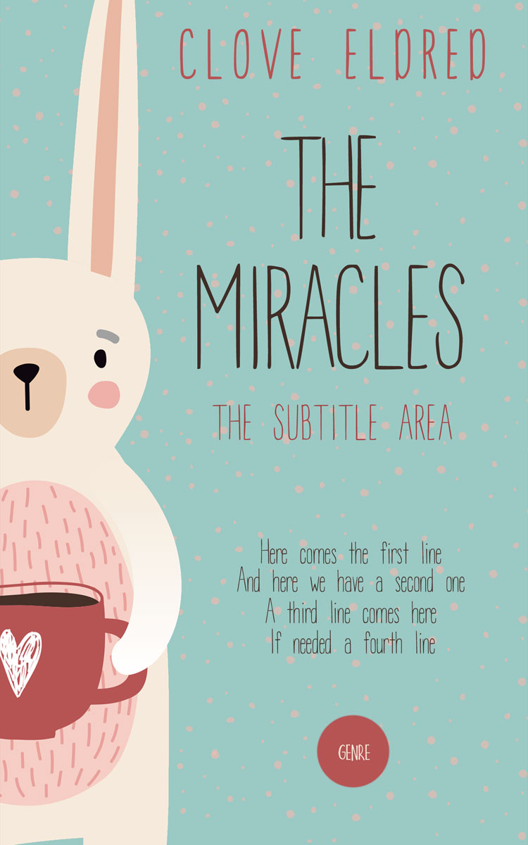 2D view of Premade Teen & Young Adult Book Cover - Shadow Green