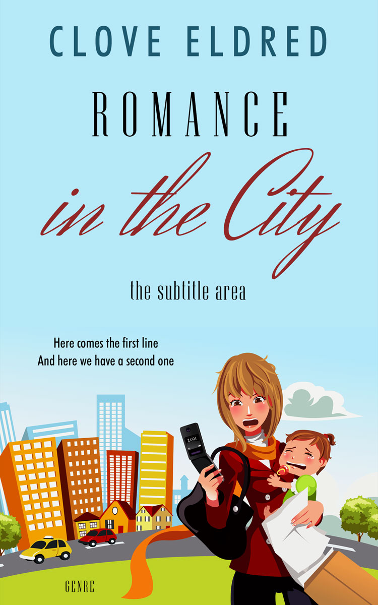 2D view of Premade Chick Lit Book Cover - Ice Cold