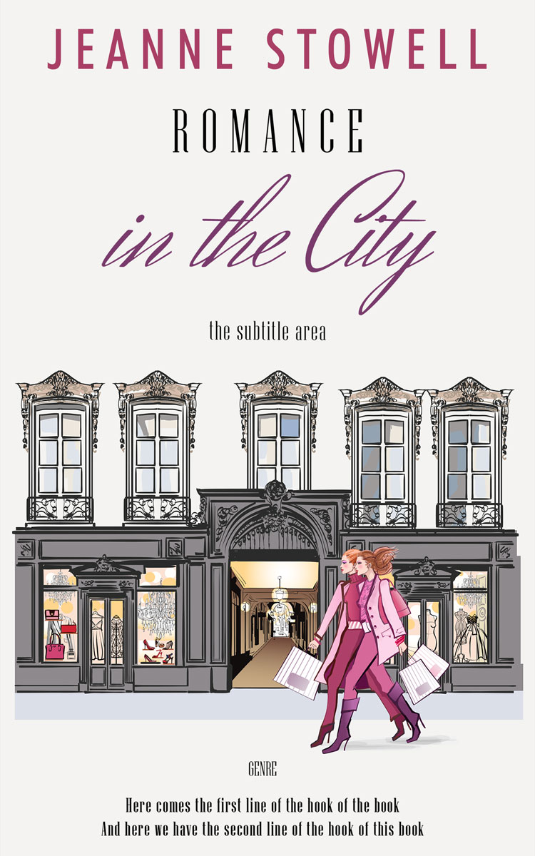 2D view of Premade Chick Lit Book Cover - Desert Storm