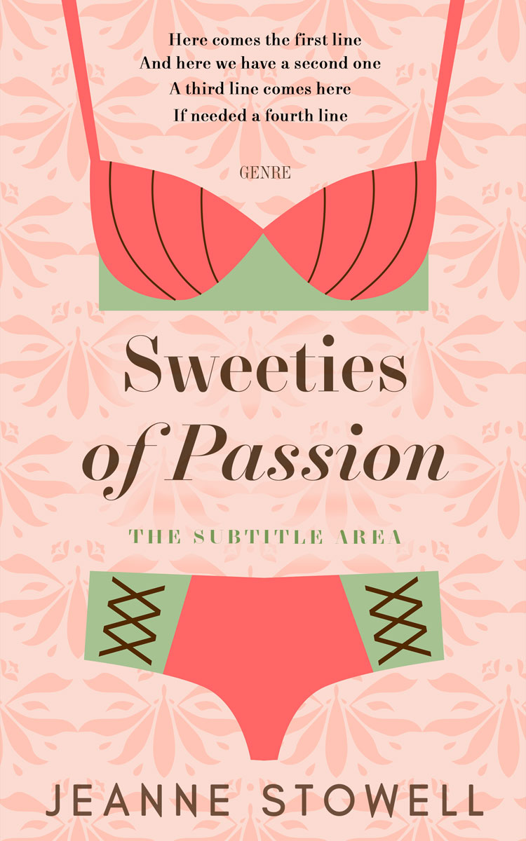 2D view of Premade Chick Lit Book Cover - Mandys Pink