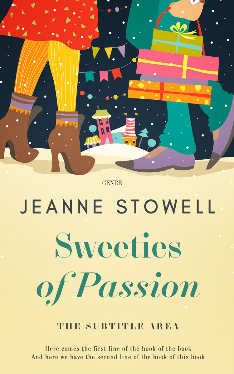 2D view of Premade Chick Lit Book Cover - Blue Dianne