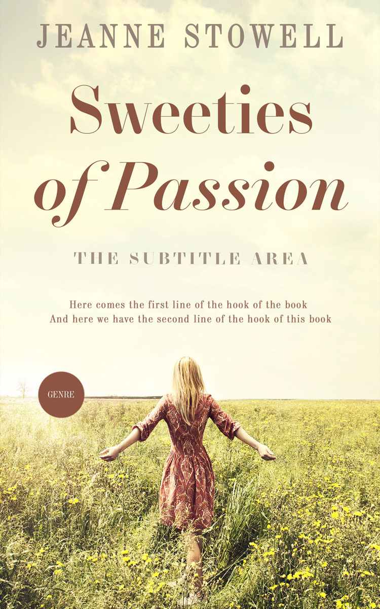 2D view of Premade Romance Book Cover - Coconut Cream