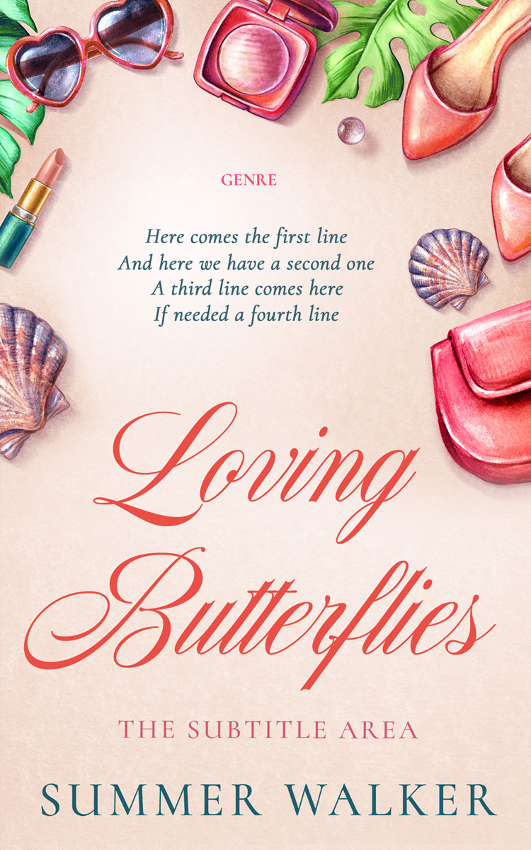 2D view of Pot Pourri #10191 - Premade Chick Lit Book Cover