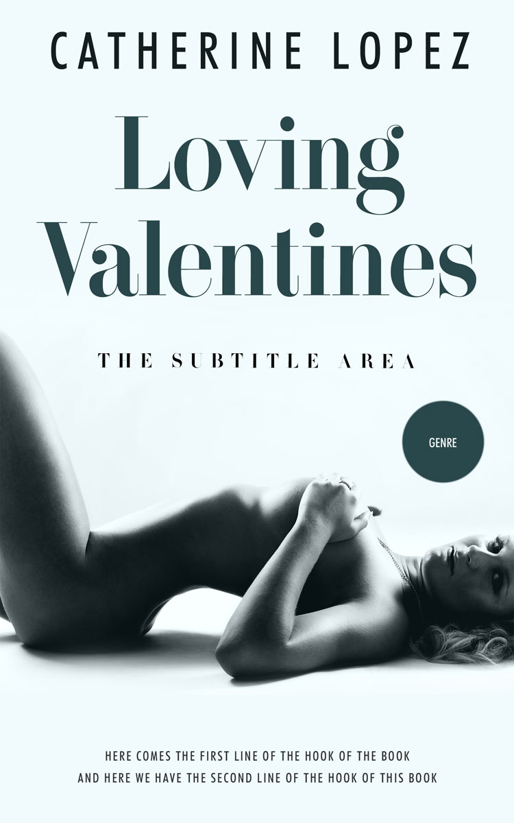 2D view of Premade Erotica Book Cover - Catskill White