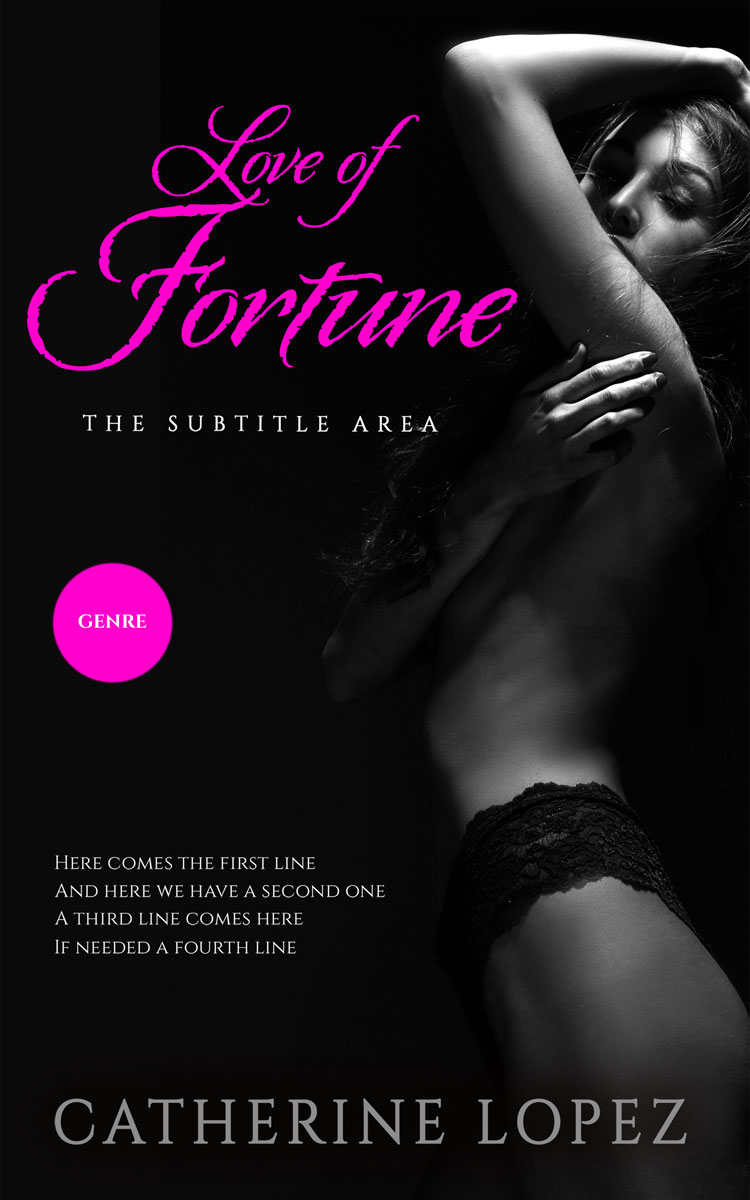 2D view of Premade Erotica Book Cover - Cod Gray