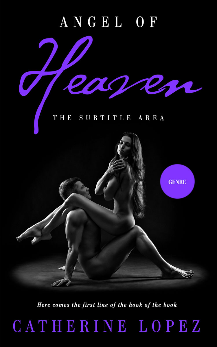 2D view of Premade Erotica Book Cover - Cod Gray