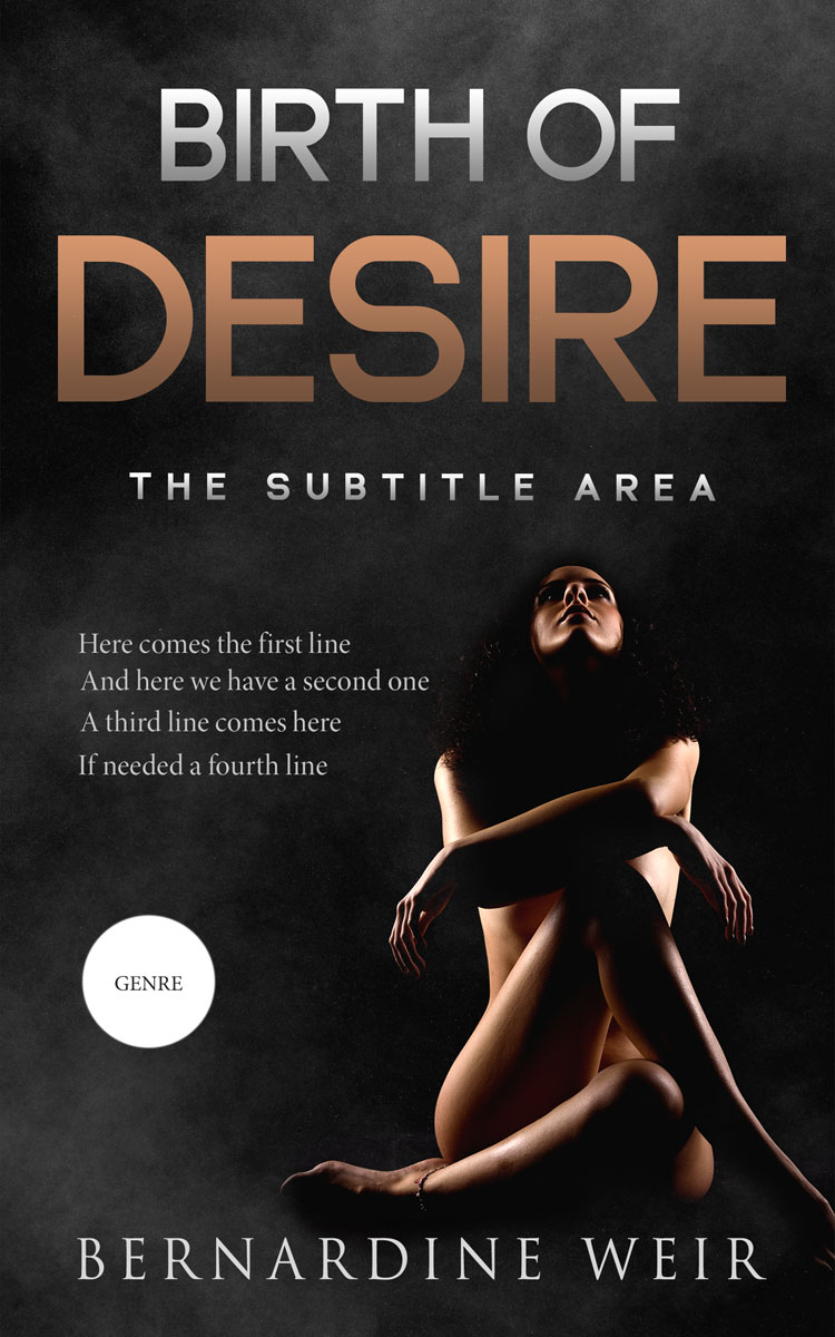 2D view of Premade Erotica Book Cover - Cod Gray