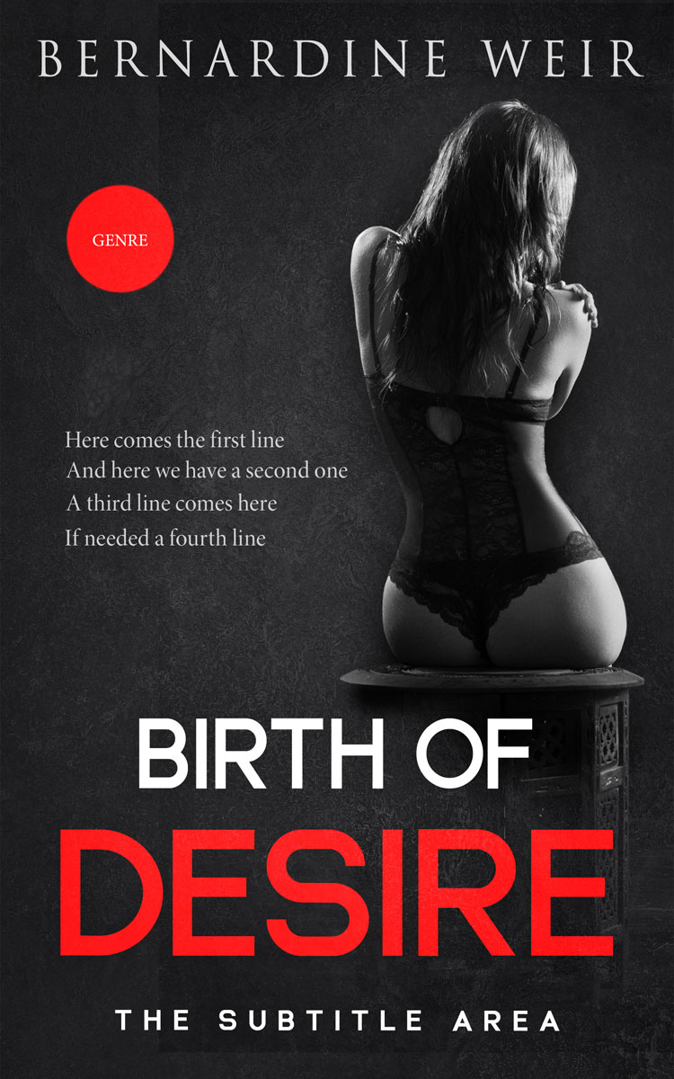 2D view of Premade Erotica Book Cover - Shark