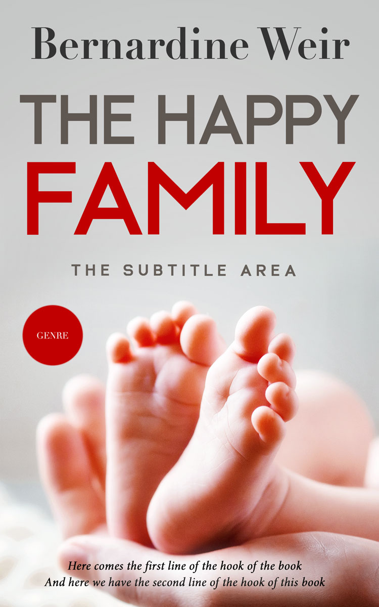 2D view of Premade Family & Parenting Book Cover - Swiss Coffee