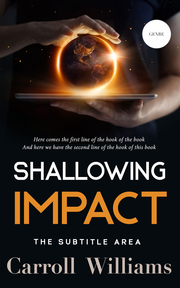 2D view of Premade Environment & Ecology Book Cover - Antique Brass