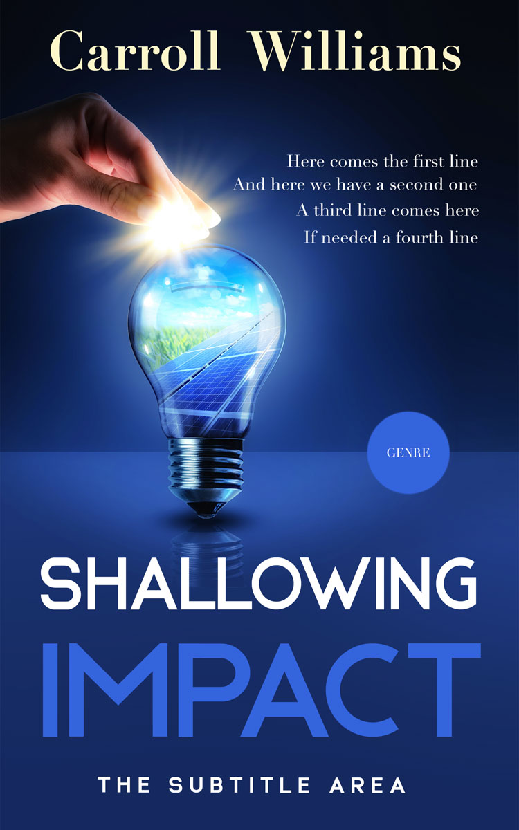 2D view of Premade Science & Nature Book Cover - Biscay