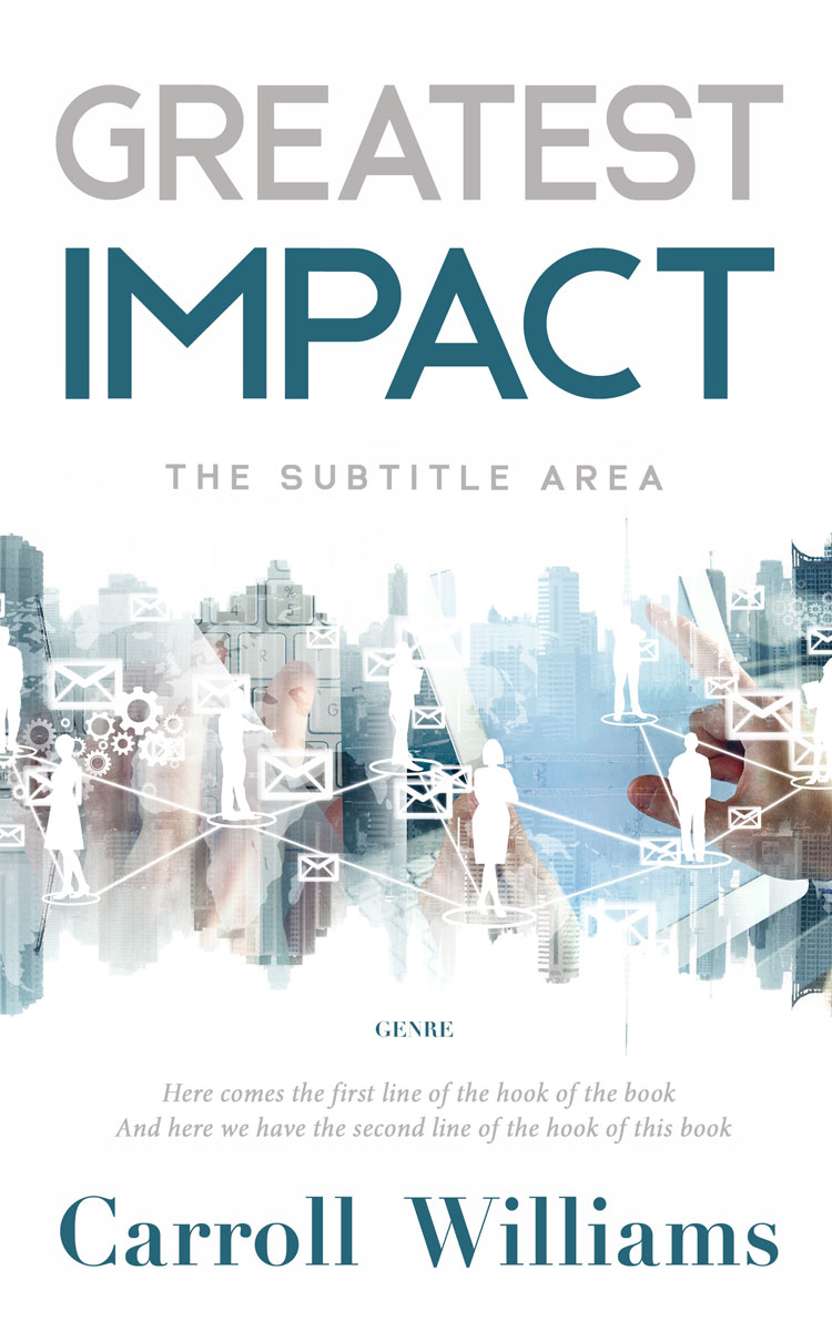 2D view of Premade Business Book Cover - Tiara