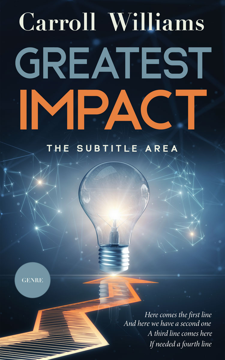 2D view of Premade Business Book Cover - Rodeo Dust