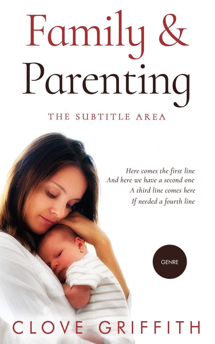 2D view of Premade Family & Parenting Book Cover - Cocoa Brown