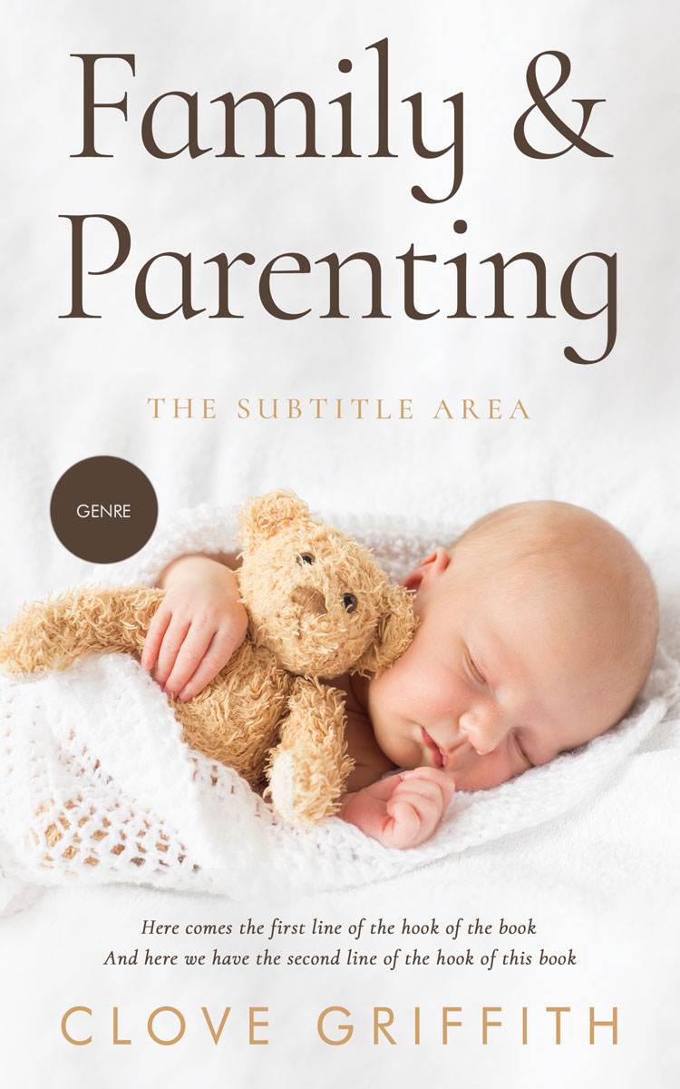 2D view of Premade Family & Parenting Book Cover - Ebb