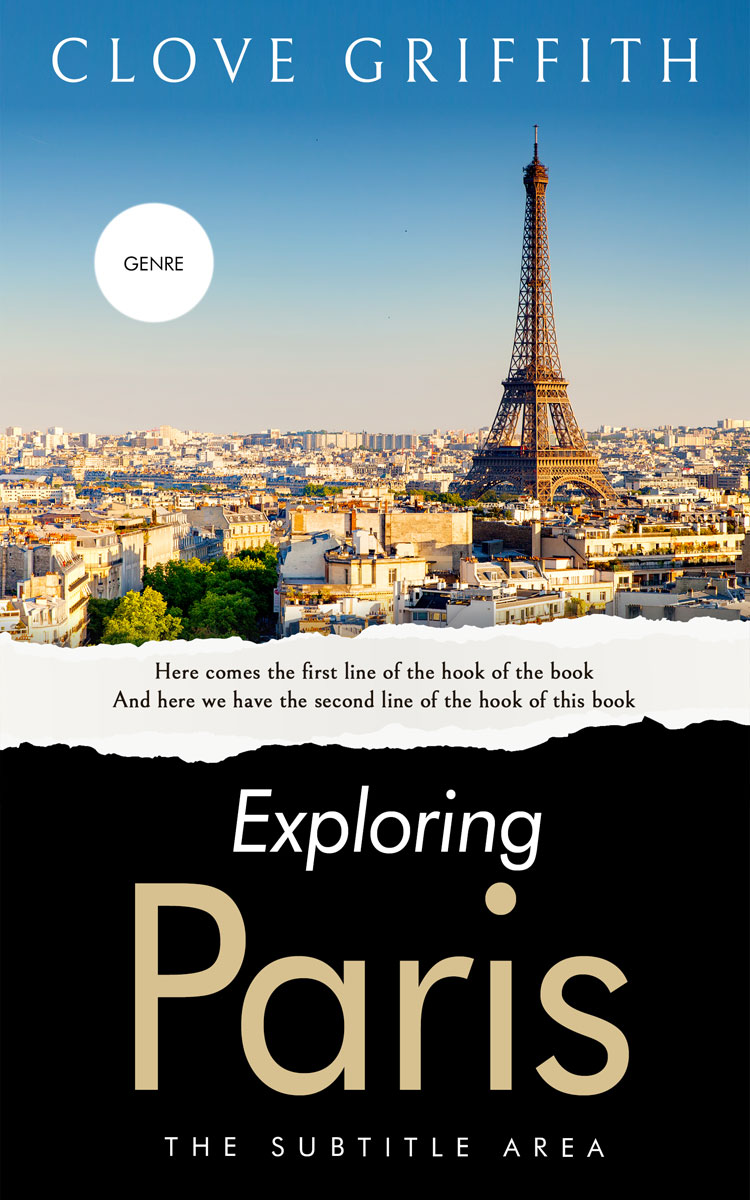 2D view of Premade Travel Book Cover - Tana