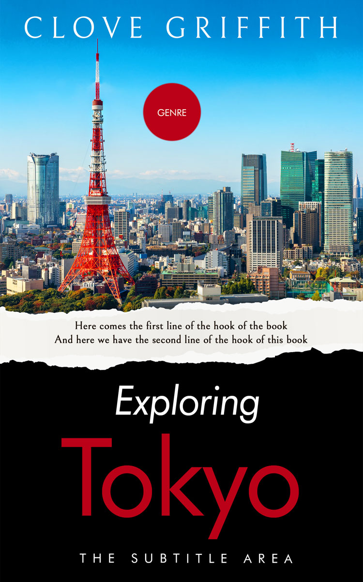 2D view of Premade Travel Book Cover - Woodsmoke