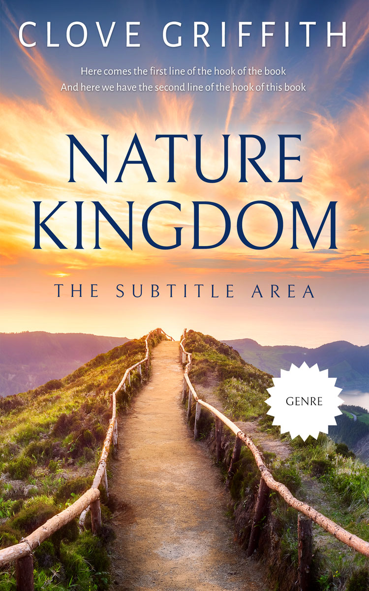 2D view of Premade Nature Book Cover - Cameo