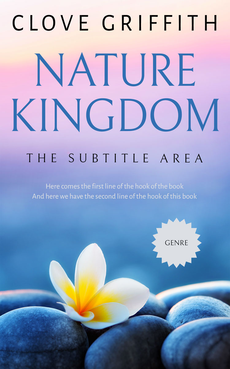 2D view of Premade Nature Book Cover - St Tropaz