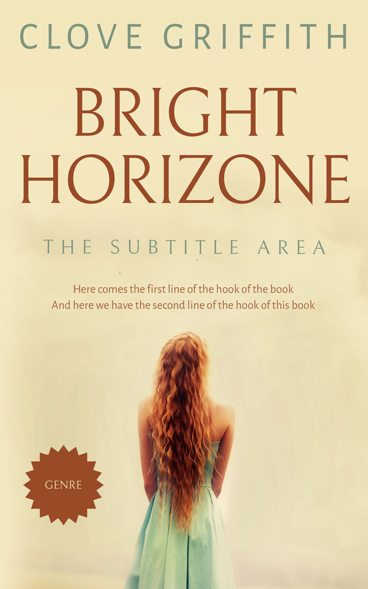 2D view of Premade Romance Book Cover - Raffia