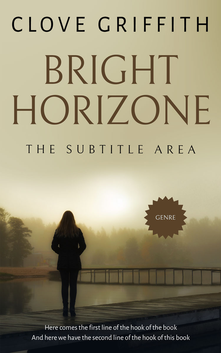 2D view of Premade Mystery & Thriller & Suspense Book Cover - Coral Reef