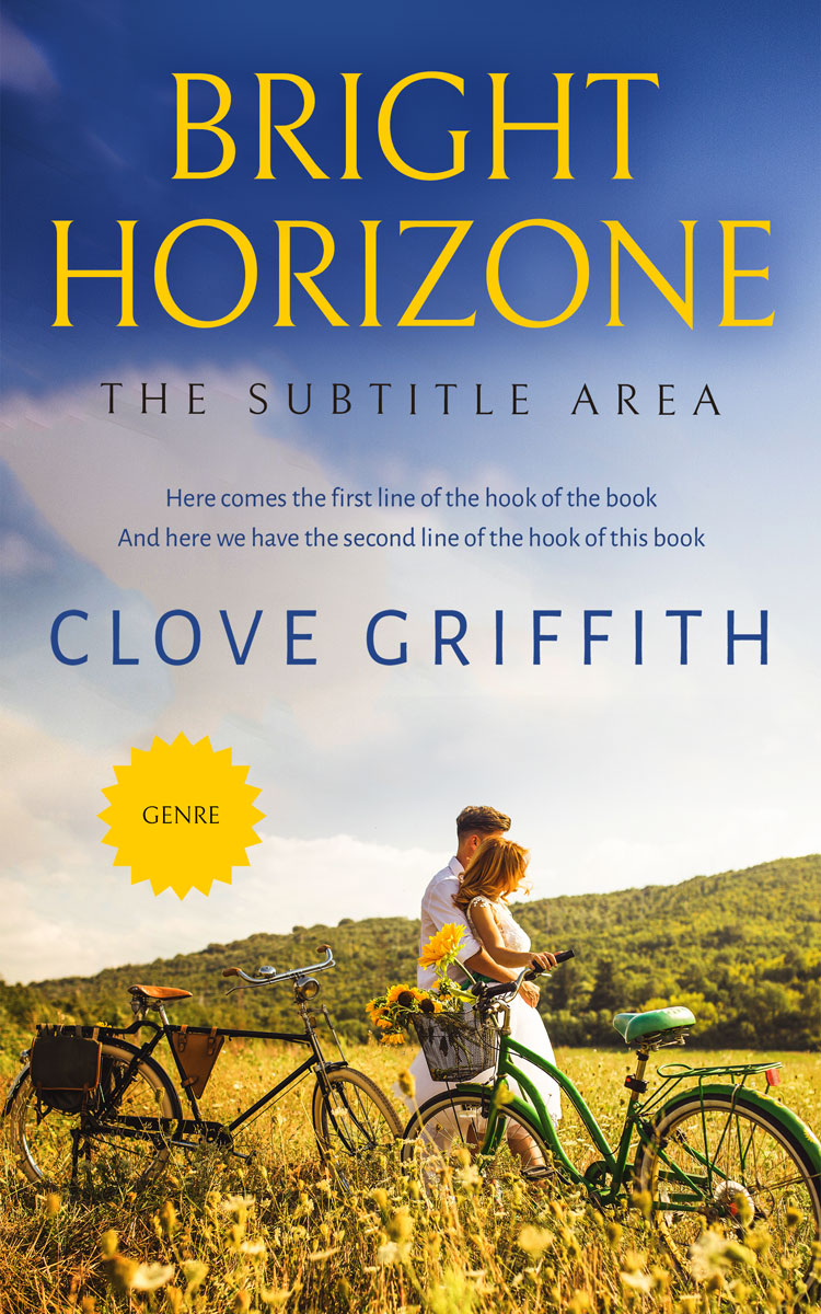 2D view of Premade Romance Book Cover - San Juan