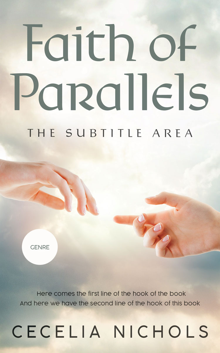 2D view of Premade Religion & Spirituality Book Cover - Satin Linen