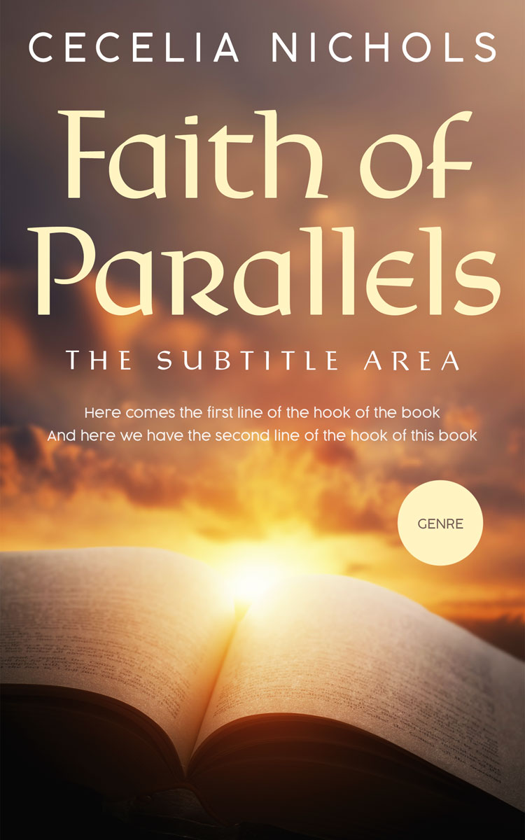 2D view of Premade Religion & Spirituality Book Cover - Santa Fe