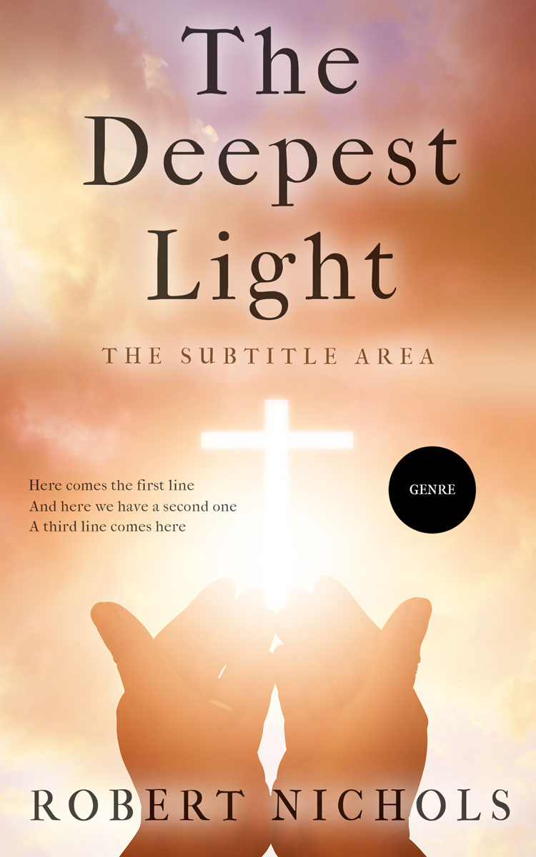 2D view of Premade Health & Mind & Body Book Cover - Desert Sand