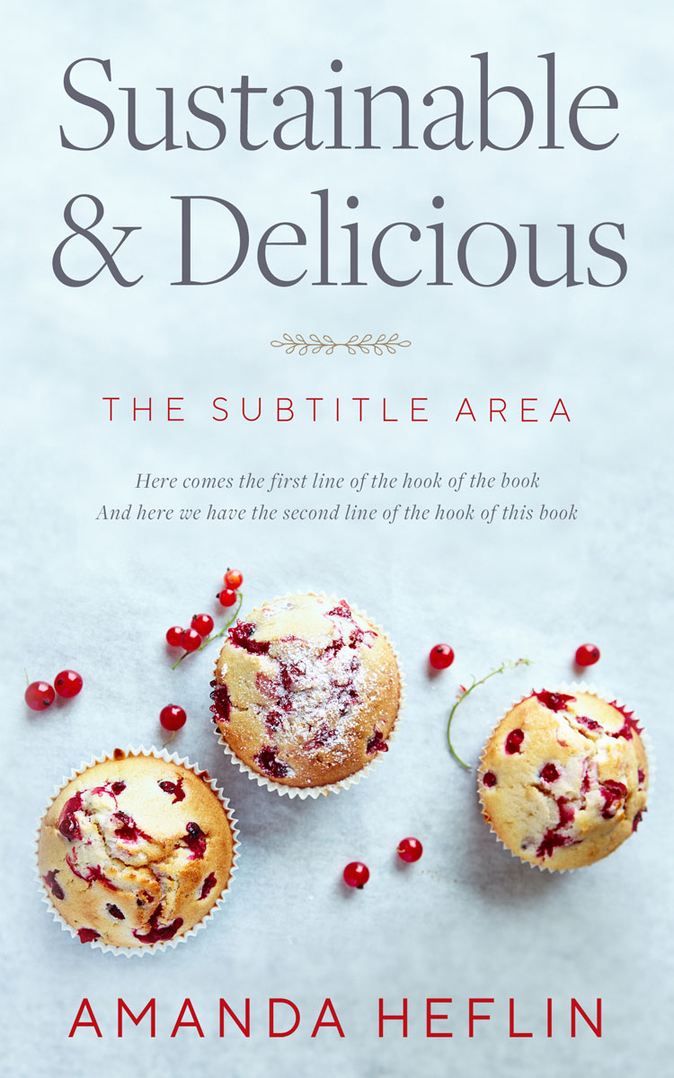 2D view of Premade Cookbooks & Food & Wine Book Cover - Botticelli