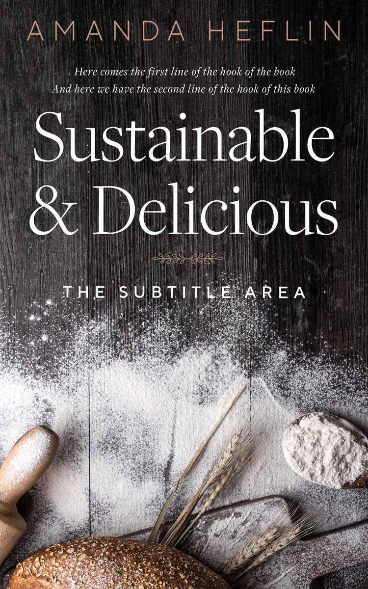 2D view of Premade Cookbooks & Food & Wine Book Cover - Mine Shaft